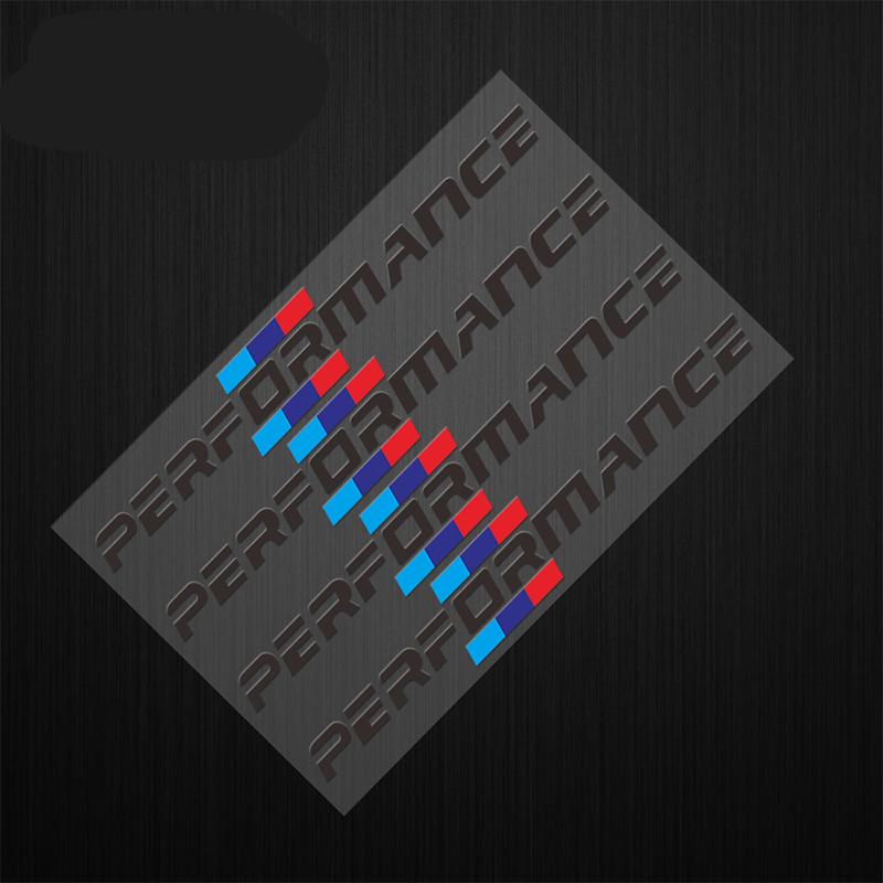 4 шт. Эмблема ручки двери автомобиля Performance 3D наклейки для Bmw M F30 F31 F34 F35 F80 G30 G31 F01 F02 F20 F21 F52 E46 X1 X3 X5 X6 X7