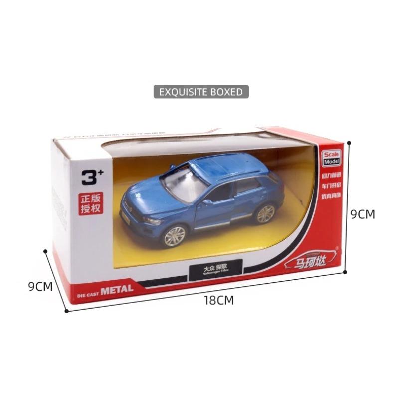 1/36 Модель автомобиля из сплава Volkswagen T-ROC Литая под давлением и игрушечные транспортные средства Металлическая модель автомобиля Симуляция Оттягивание назад Коллекция Детская игрушка F344