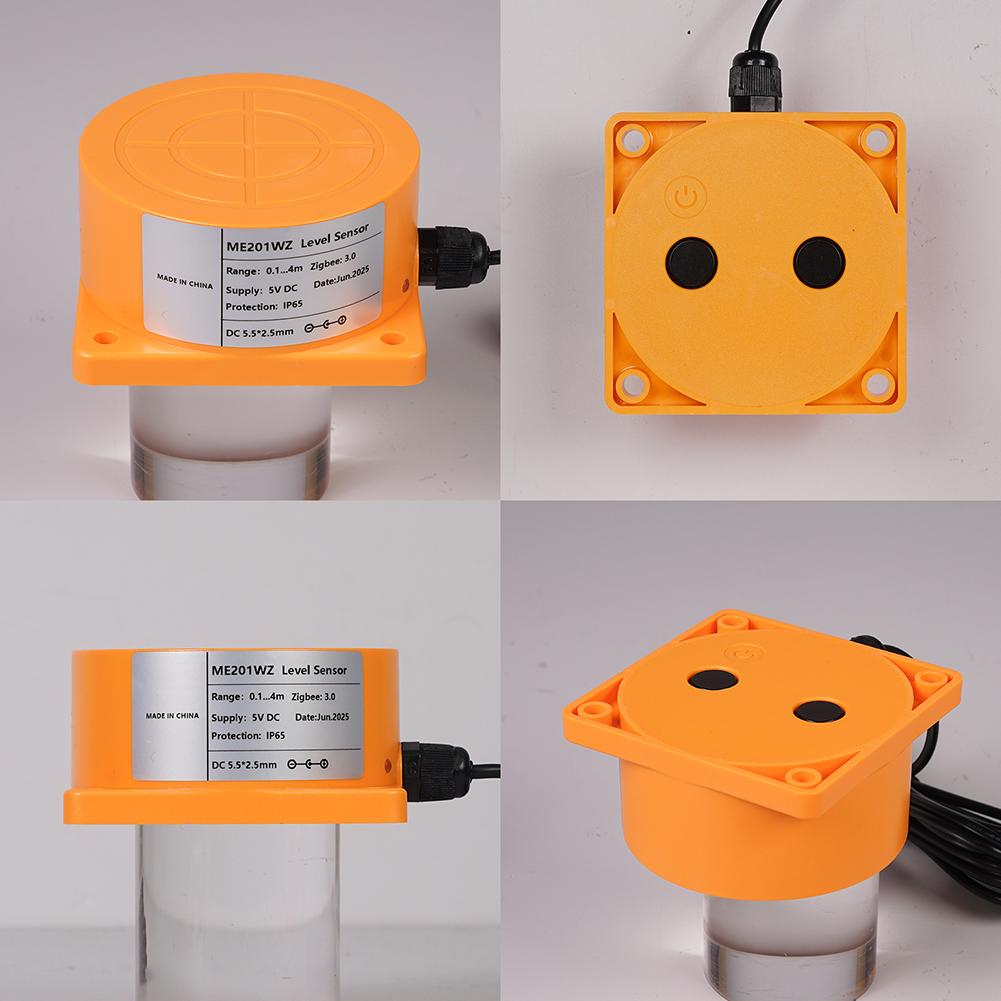WiFi/ZigBee Ультразвуковой датчик уровня жидкости для бака с уведомлением об аварийном сигнале в реальном времени Ультразвуковой детектор уровня воды