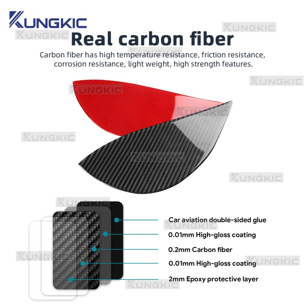 Real Soft Carbon Fiber For Renault Fluence Megane 3 RS 2009 2010 2011 2012 2013 2014 2015 Car Main Driver's Side Decor Sticker