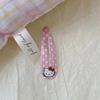 Kawaii Pink Clip Collection Cute Child Gilr Shape Hairpins  Hair Accessories Gift