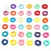 100/200 шт. Оптовые аксессуары для шерсти собак Бантики для шерсти маленьких собак Резинки Однотонная эластичная лента Йоркширская мода Бантики для груминга