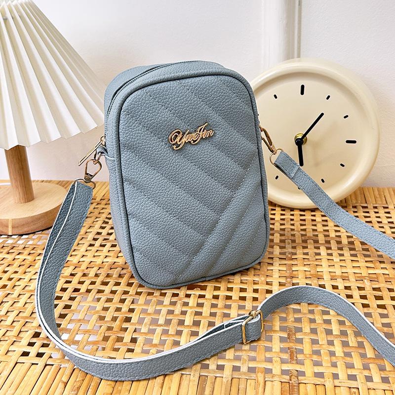 Новая сумка для мобильного телефона для женщин Саржевая сумка через плечо