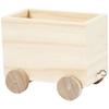 Wooden Wagon - 9.5 X 8 X 6.5 Cm - Solid Wood - Children's Room Decoration - Indoor Use