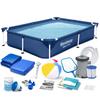 Rectangular Frame Pool 221x150x43 Cm 16-in-1 Bestway 56401N