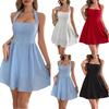 Summer Dress Women's Long Boho Beach Dress Elegant Maxi Dress V-Neck Short Sleeve Summer Tunic Dress Light Airy