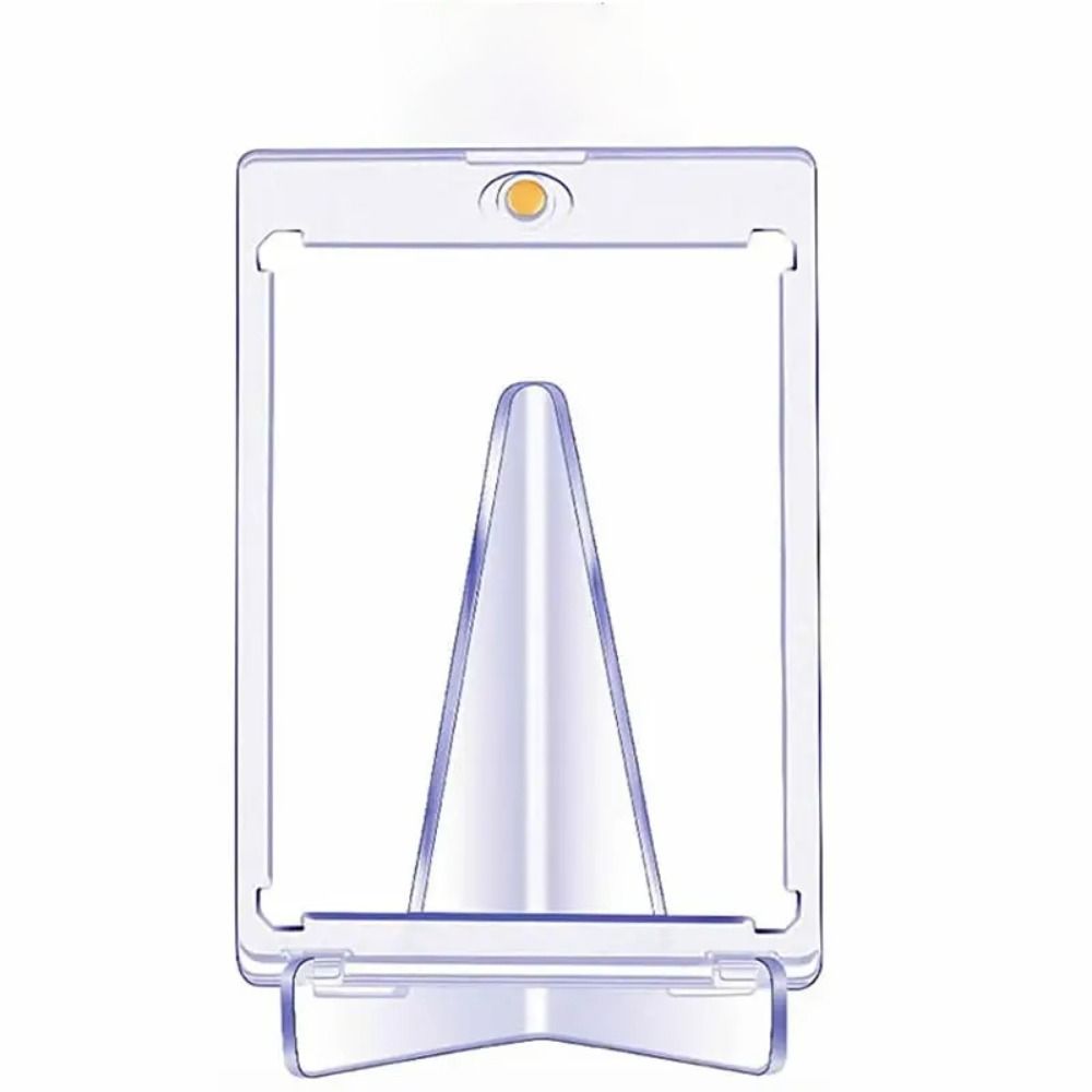 Acrylic Magnetic Card Holder Hard Plastic Cards Protectors Sports Star Cards Case Idol Photo Cards