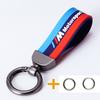 Silicone Car Key Rings Keychain Buckle Key Ring Pendant For BMW 1 2 3 4 5 7Series X1 X3 X6 X7 F10 F30 G20 F15 F16 Car Sticker cybf04
