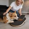 Когтеточка для собак Деревянная доска для царапания с контейнером для лакомств Когтеточка для когтей собаки для игры Скуки Домашний коврик для обогащения питомца Мозг