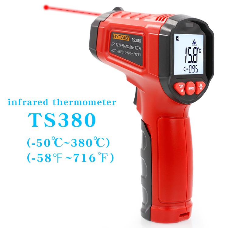 TS600 Инфракрасный бесконтактный термометр HYTAIS Ручной промышленный высокоточный электронный измеритель температуры TS380