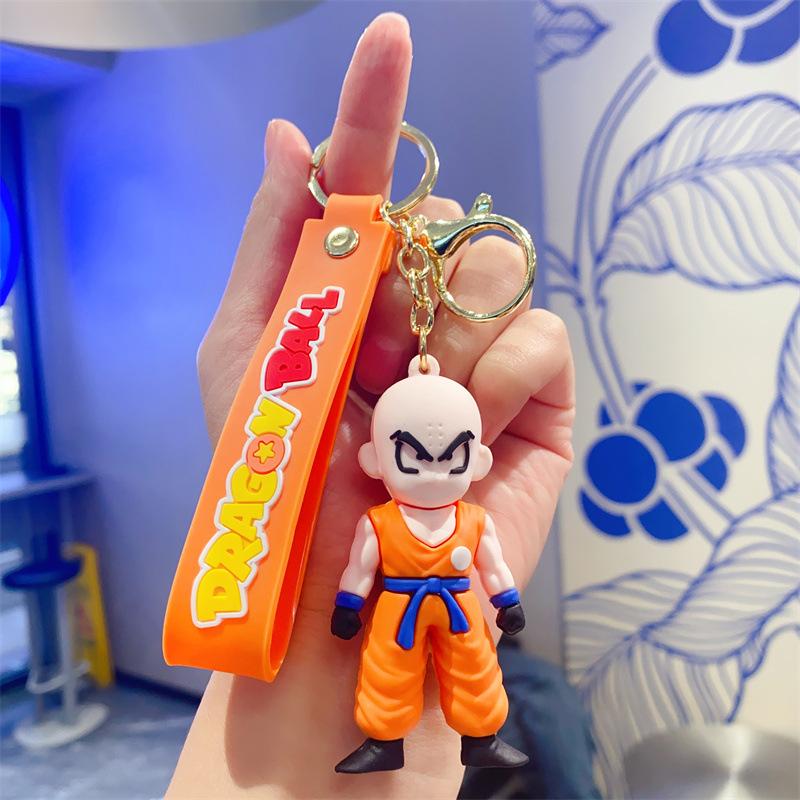 Анимация Мультфильм Драгон Болл Сон Гоку Брелок Подвеска для сумки Детская игрушка Кукла Машина для подарков Подвеска для автомобиля