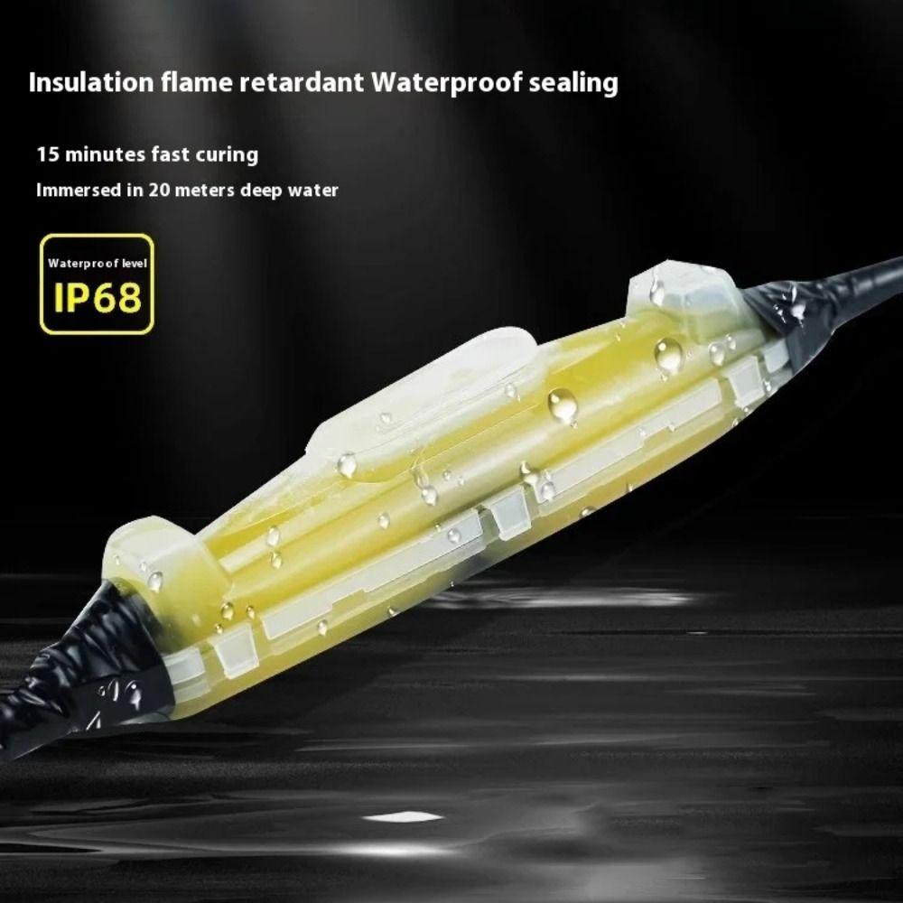 PP Waterproof Junction Box Seal Not Aging Glue Filled Junction Box Strong Resilience Anti-corrosion IP68 Junction Box