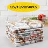 Ultra Fine Fiber Kitchen Printed Towels Are Not Easy To Shed Hair, Absorb Water, Remove Oil Stains, and Are Multifunctional Dishcloths