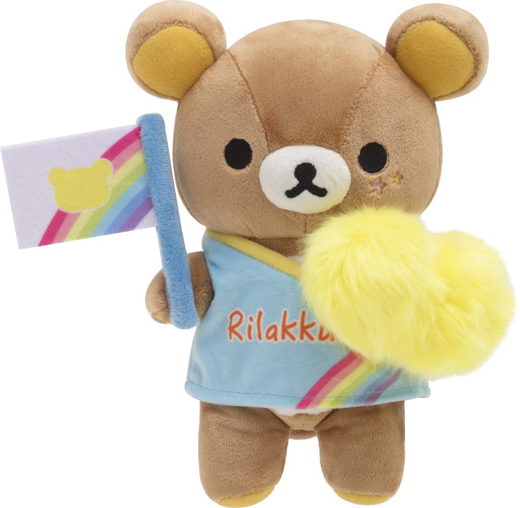 San-X Rilakkuma Collectible Plush Toy, Rilakkuma Support, MY34301