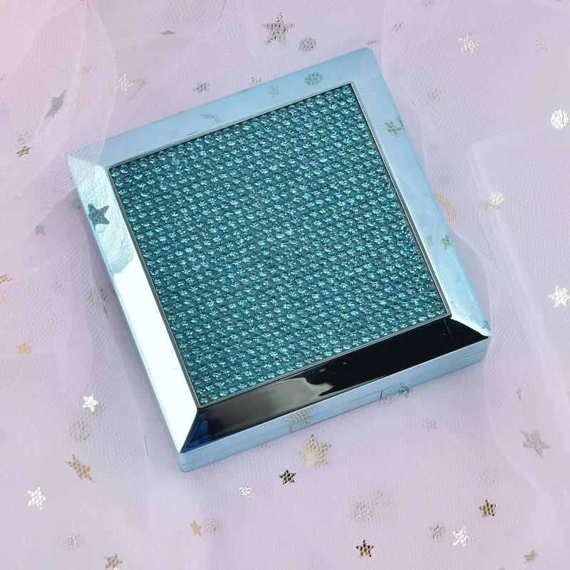 Women Travel Container Holder Storage Soaking Box Case Women New Fashion Contact Lens Box ABS Plastic Square Mirror Lens Case