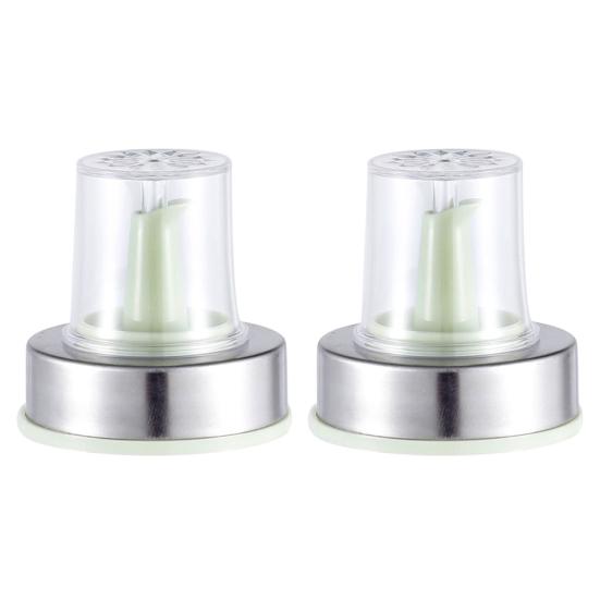 2 шт., 45 мм, бутылки для уксуса, пробки для масла из нержавеющей стали, пробки, дозаторы