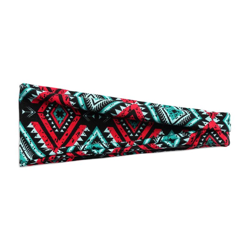 Boho Headbands for Women Fashion Headband Yoga Workout Head Bands Hair Accessories Non Slip Band Sport Headwrap Running Elastic Hairbands
