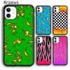 Чехол для телефона Krajews Fashion Flame Pattern для iPhone 14 5 SE 6s 7 8 plus X XR XS 11 12 13 pro max Samsung S21 S22ultra Plus