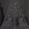1Set Glow In The Dark Convenient Bed Canopy Summer Curtain Bed Net Canopy Bedcover Polyester