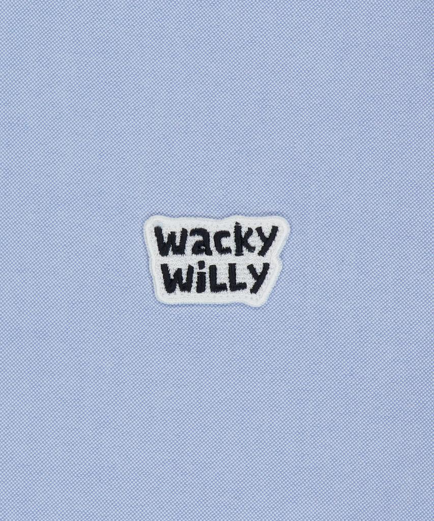 WACKY WILLY Kiki Oxford Long Sleeve Shirt Blue
