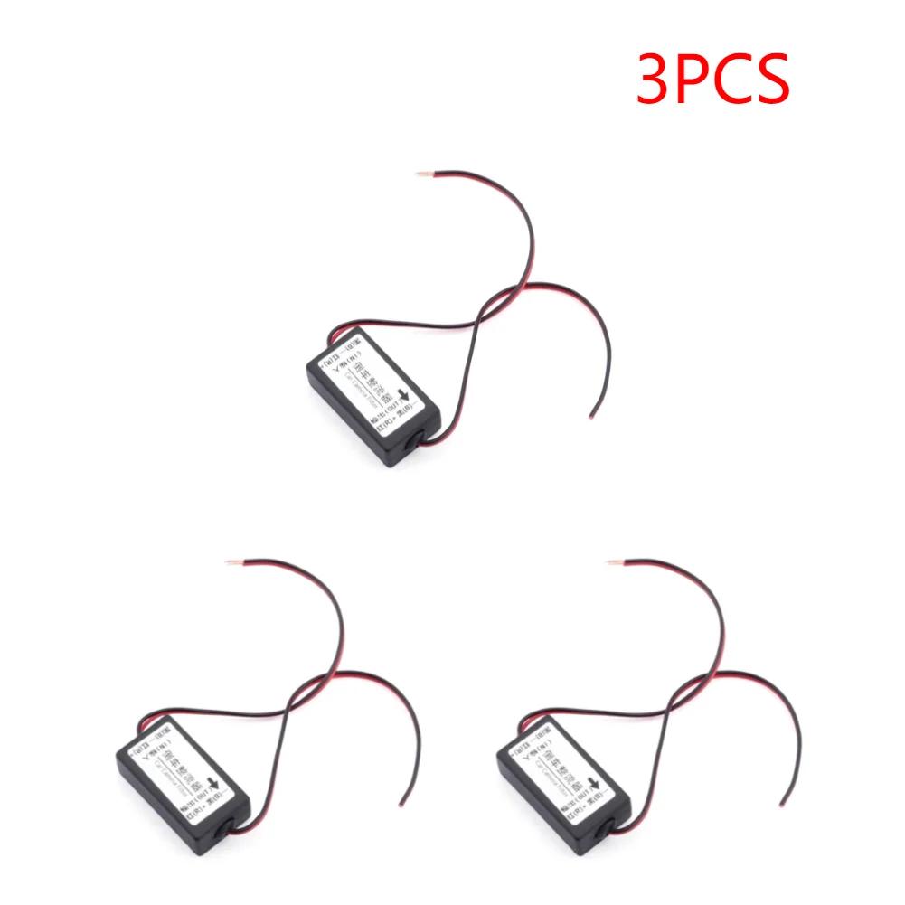 12V DC Power Relay Capacitor Filter Connector Rectifier for Car Rear View Backup Parking Camera Eliminate interference Connector