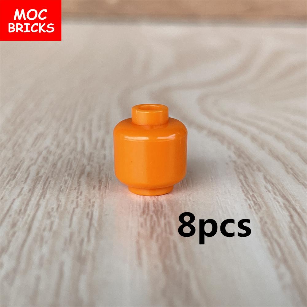 Фигурка MOC Bricks Пустая Голова Лицо Банка Бутылка Аксессуары Собранная Деталь Строительные Блоки Игрушки Для Детей
