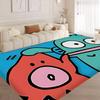 H-HangyodonS Cartoon Floor Mat Cheaper Anti-slip Modern Living Room Balcony Printed Bedside Mats