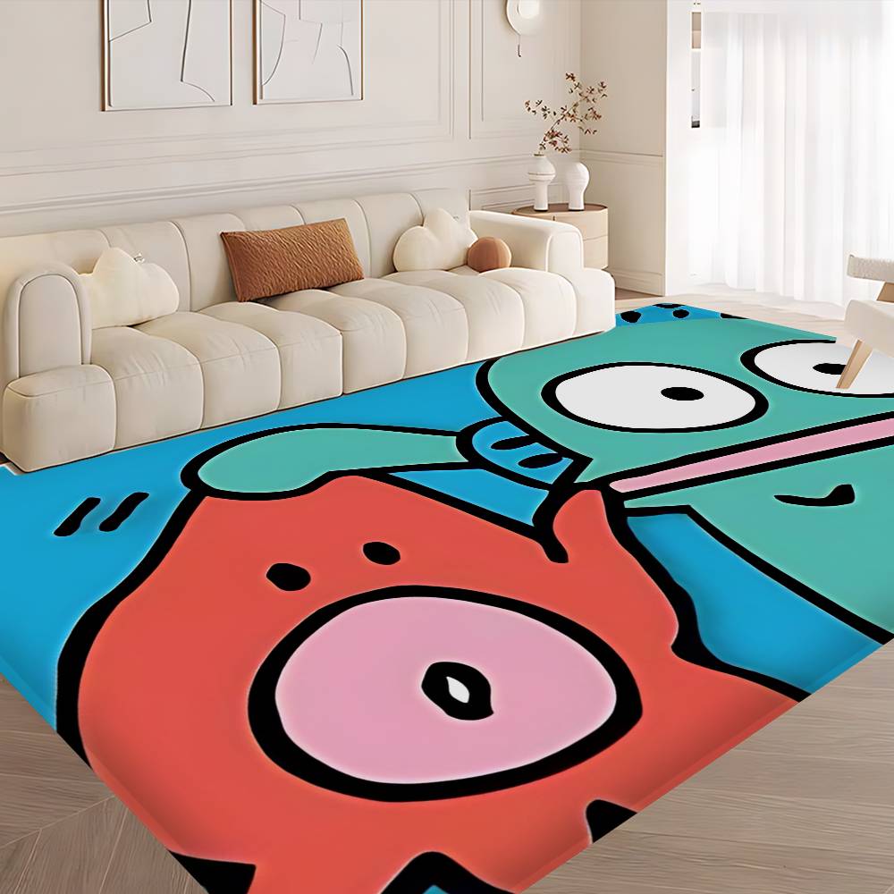H-HangyodonS Cartoon Floor Mat Cheaper Anti-slip Modern Living Room Balcony Printed Bedside Mats
