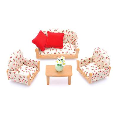 Набор игрушек для дивана Sylvanian Family Flower 4464, 1 комплект, популярные корейские игрушки