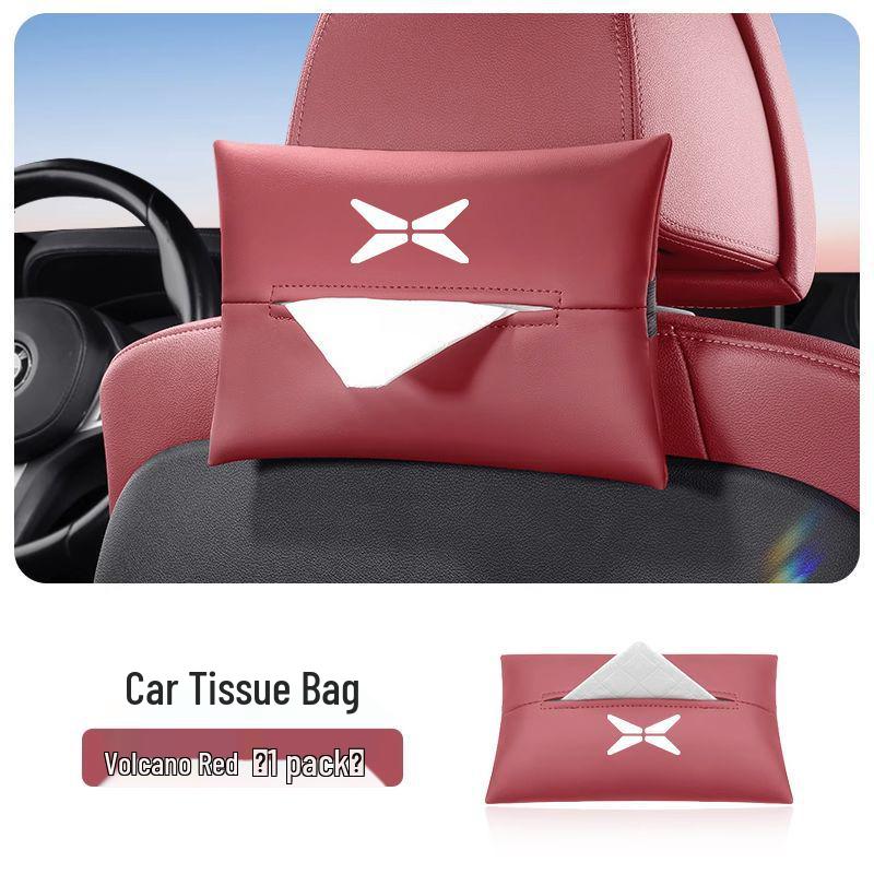 XPeng Car Tissue Box | In-car Pull-out Paper Box | Hanging Armrest Paper Holder