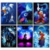 Алмазная живопись Дисней Лунная принцесса Мозаичная вышивка Алмазный пазл DIY Стразы Декор детской комнаты Подарок
