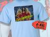 Bay Watch V12 T Shirt Movie Poster Print Sky Blue Color Shirt 100% Cotton All Sizes S To 5XL