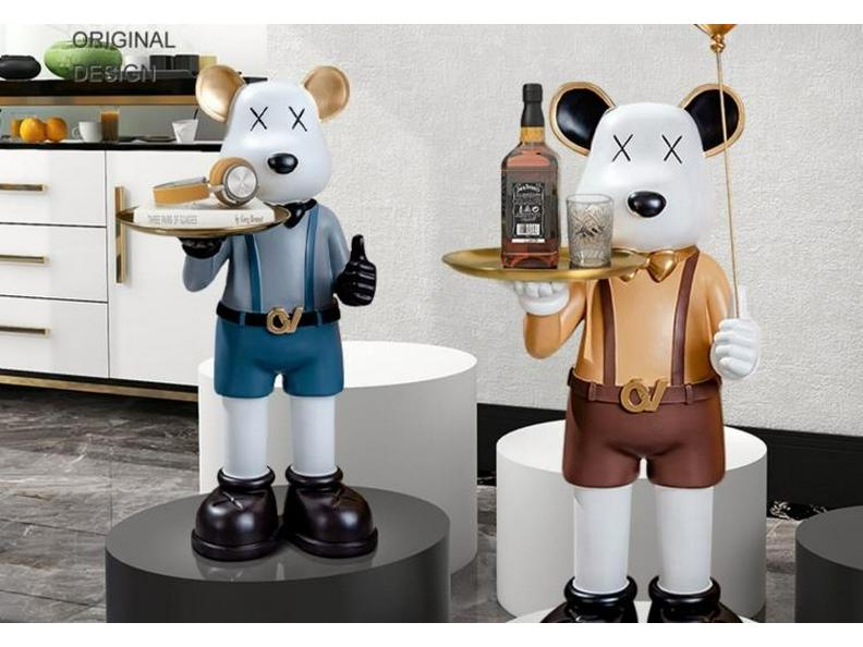 Bearbrick Figurine Round Riser Display Stand Cylinder Platform