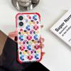 Подходит для Apple 11, магнитный чехол для мобильного телефона, прозрачный чехол с узором в виде сердца, акриловый чехол три-в-одном с цветной кромкой и воздушной подушкой, противоударный.