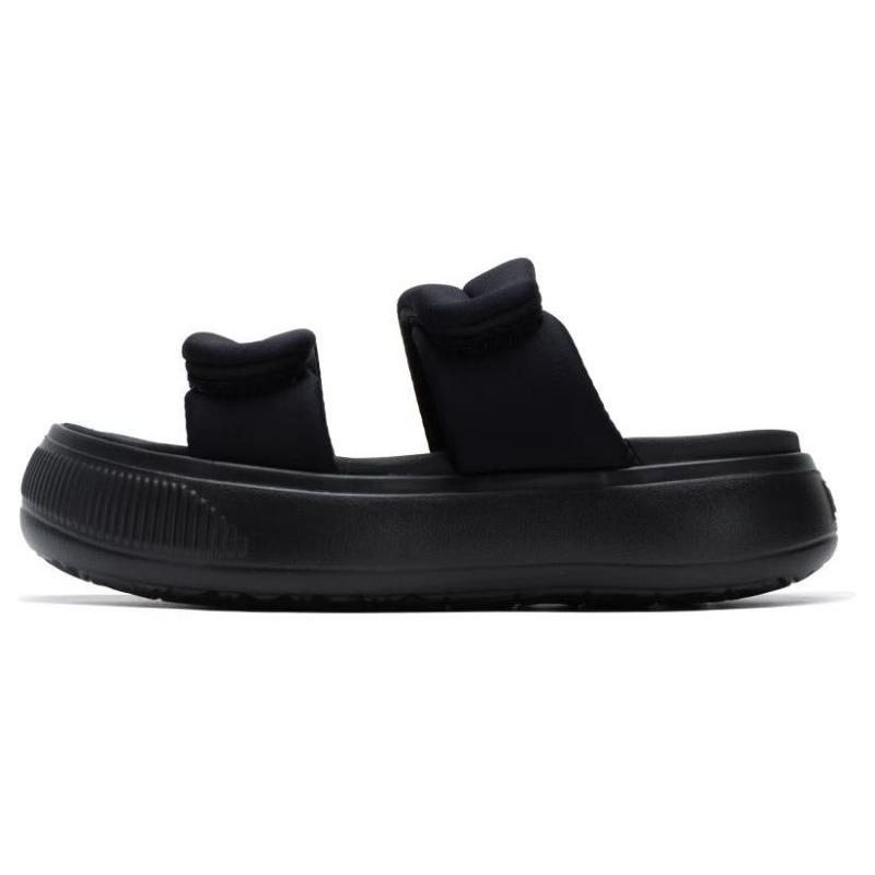 PUMA Women Comfort Wear-resistant Silent Slide Slippers Black 399450-02