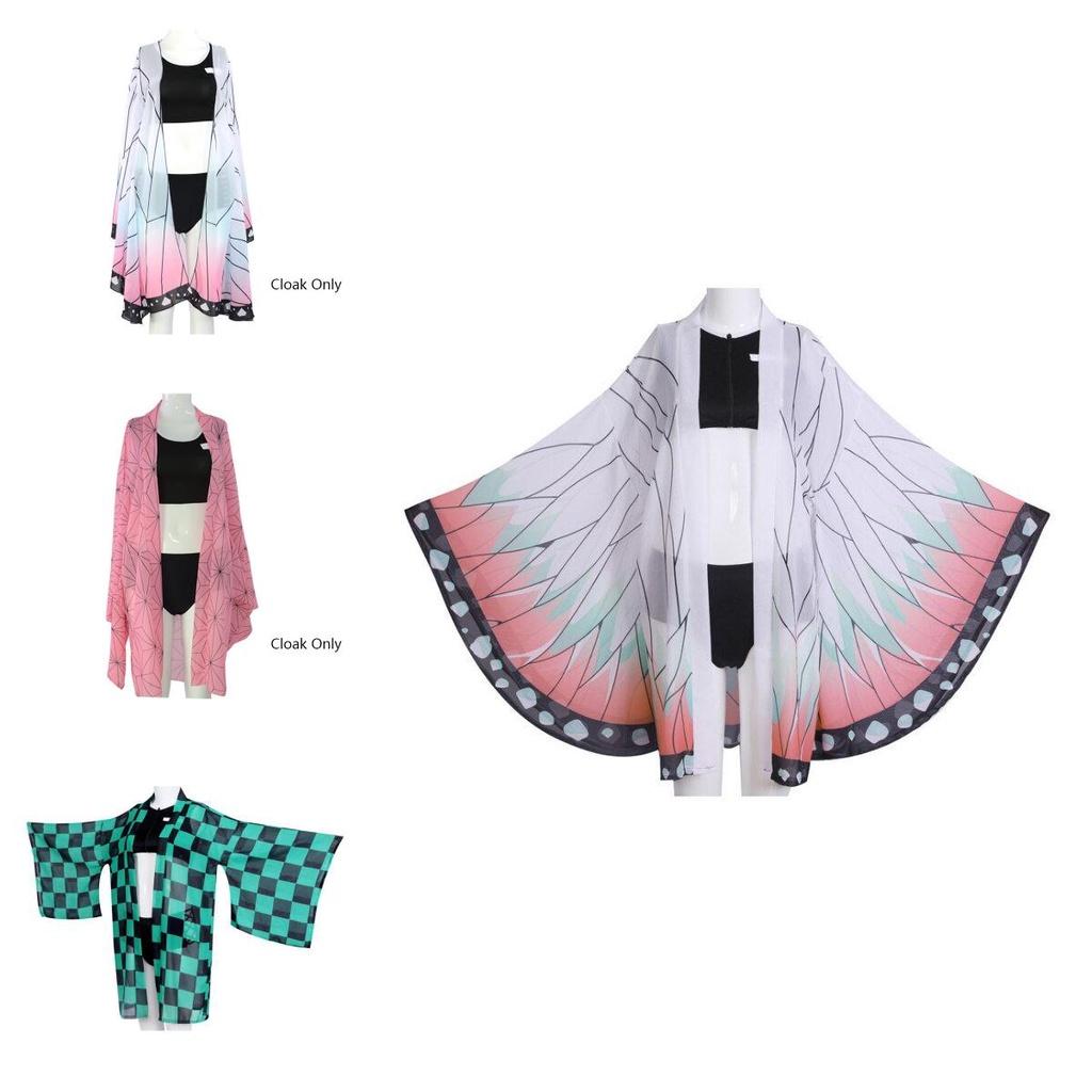 Очаровательный косплей-бикини для пляжа Demon Slayer Kimetsu No Yaiba с изображением Шинобу Кочо