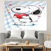 Cute Dog Heartfelt Night Tapestry Hanging for Bedroom,Livingroom, Playroom,Decor Art Room Wall Tapestry Holiday and Birthday Gifts