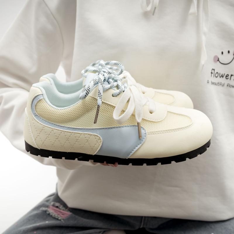 Belle student moral training shoes summer new lightweight soft-soled mesh breathable casual shoes B