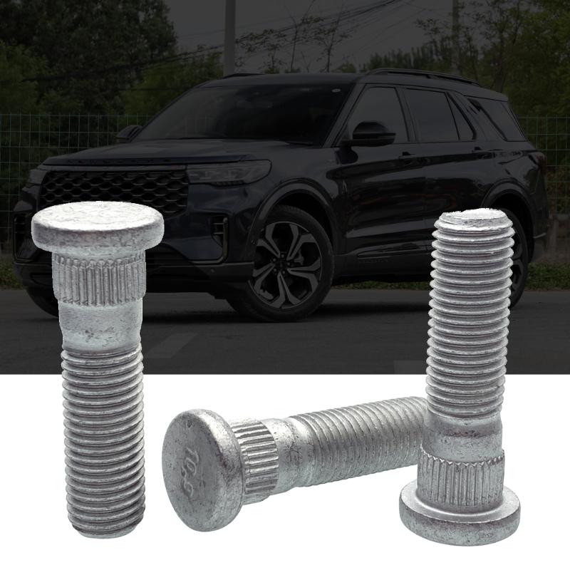 Транспортные средства Прочные и надежные 9 мм ступица прицепа/пресс-шпильки для колес Удлиненная гайка проушины колеса Крепление для шин M12x1,5, 10 шт.