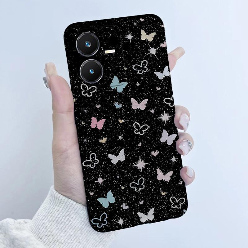 Чехол для Vivo Y22 Y22s Y35 Милый Астронавт Панда Мягкий ТПУ Силиконовый Чехол для телефона для vivoY22s Y 22s V2206 V2207 Y 35 V2205 Coque
