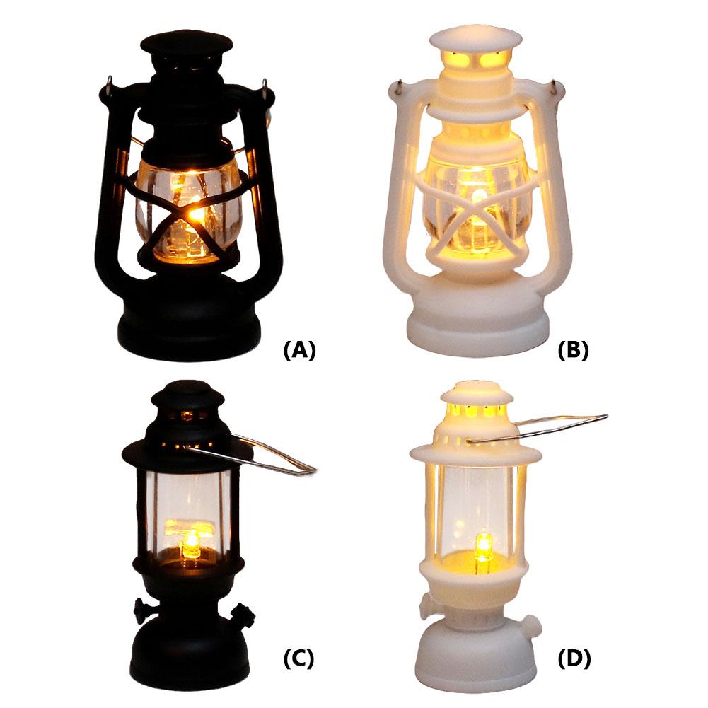 12 шт. Ретро масляная лампа реквизит для фотографий антикварная настольная лампа на батарейках старомодная керосиновая лампа для декора на Хэллоуин