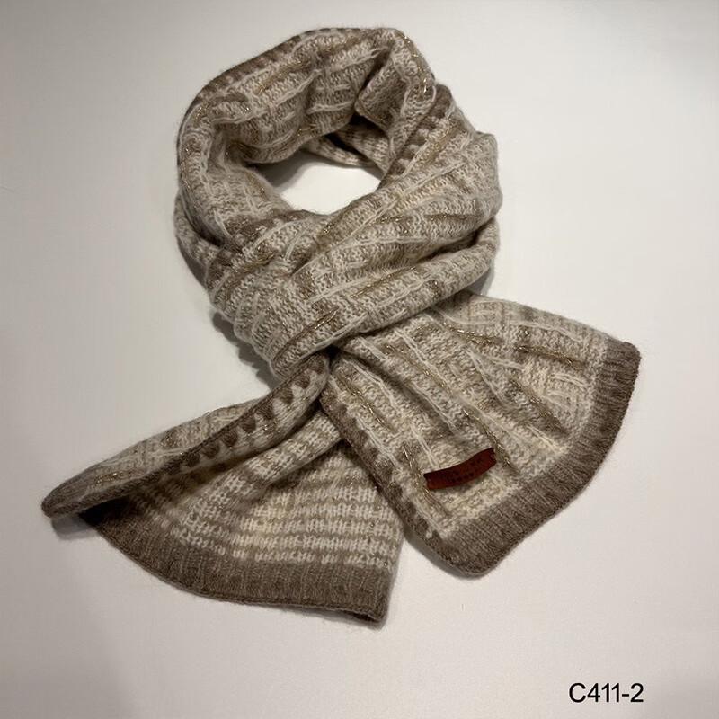 G·TENNA NX-C411 Women's Classic Cashmere Scarf