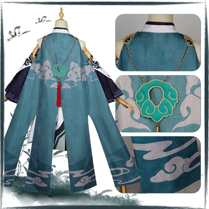 Fu Hua Косплей Игра Honkai Impact 3rd Косплей Костюм Fu Hua Парик Костюм Китайский Стиль для Женщин Платье Хэллоуин Карнавальный Костюм