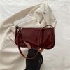 Vintage Simple Texture Small Square Bag Women Fashion Niche Design Single Shoulder Bag