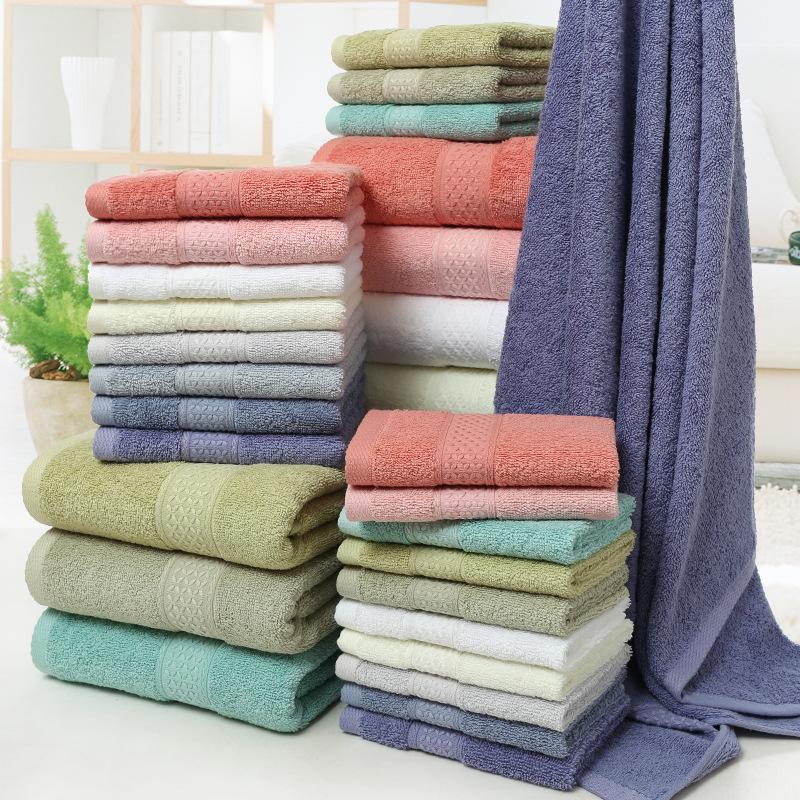 Large Cotton Super Absorbent Thick Towel Bath Towel 70*140 Soft Bath Towel Comfortable Beach Towel