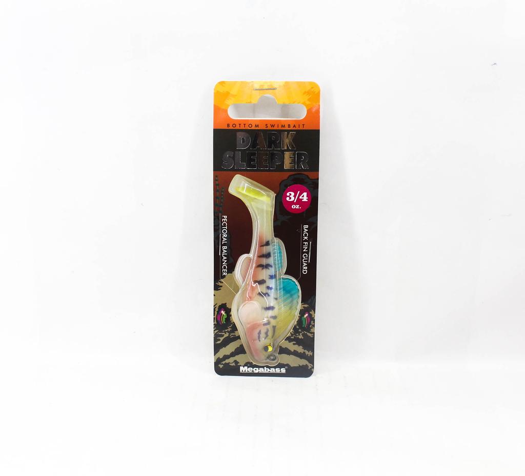 Megabass Мягкая приманка Dark Sleeper 3,8 дюйма, 3/4 унции Бивако Йошинобори (1455)