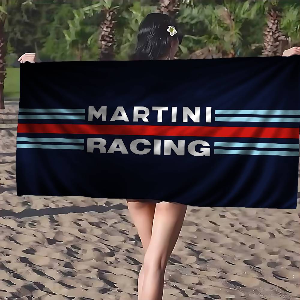 M-Martinis Racing Микрофибровое одеяло Быстросохнущие пляжные полотенца Большой размер с принтом Супервпитывающее полотенце-одеяло для бассейна