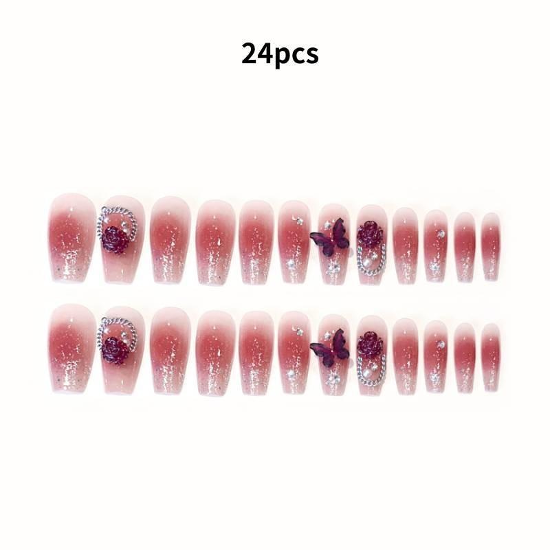 Ногти Накладной Маникюр Съемные Ногти Износостойкие Удобные Легкие