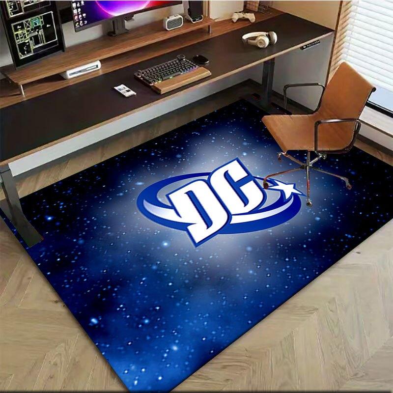 Логотип DC Comics Космические Обои Постер Печать Офисный Коврик Домашний Декор Подарок На Хэллоуин И Рождество LC5