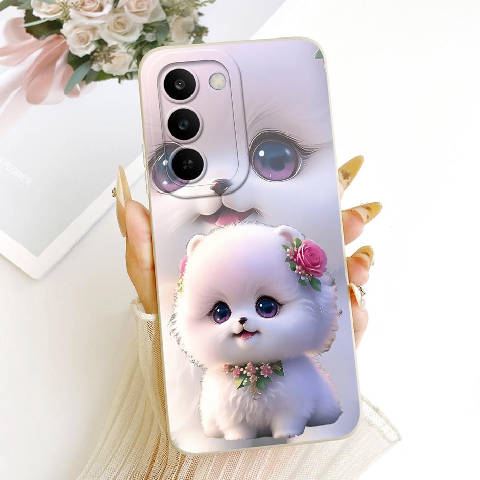 Чехол для Realme C83 5G Чехол для Realme P4 Lite 5G RMX5261 Милый мультяшный чехол-кролик Мягкий силиконовый чехол для Realme C100 5G Чехол для RealmeC83